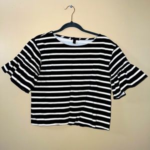 J Crew cropped blouse